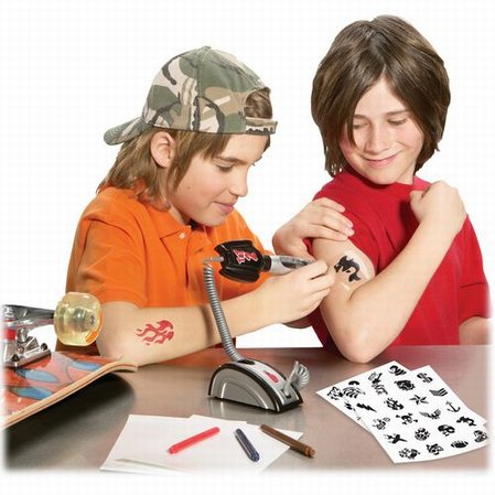 Open up your very own pretend play tattoo parlor.