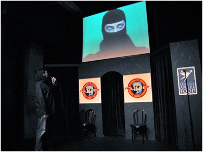 ninja over stage